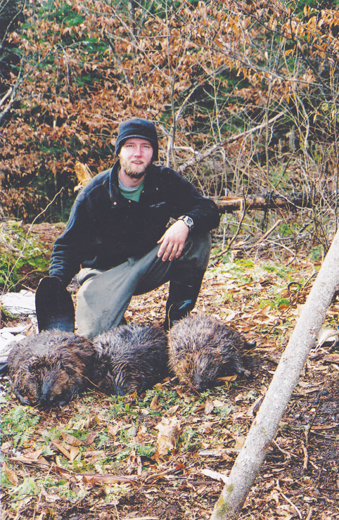 Toby with adirondack beaver