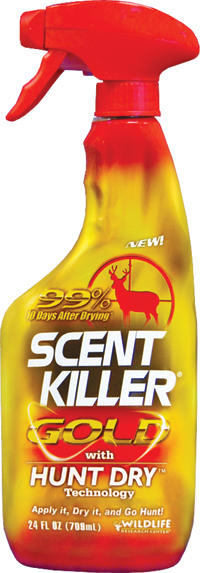 Wildlife Research Center Scent Killer Gold with Hunt Dry