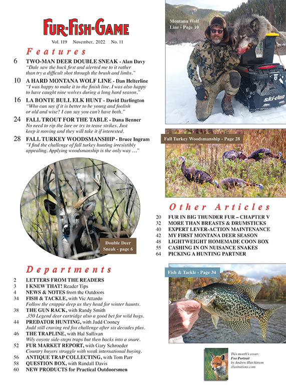 Fur-Fish-Game Magazine || November 2022